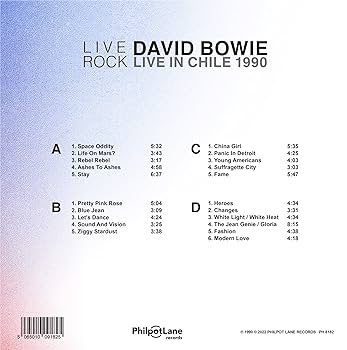 David Bowie Live in Tampa レコード BOWIE ~ WIDTH OF A CIRCLE ~ STRIPPED IN TAMPA - LIVE 74